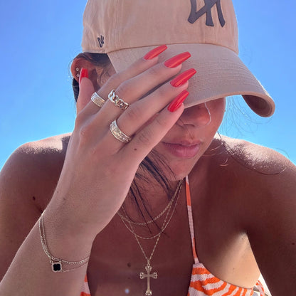 14k Gold, Cuban Link Ring