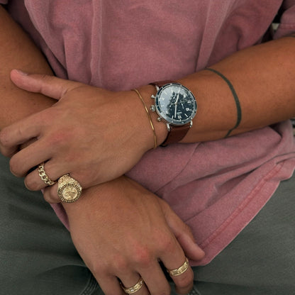 14k Gold, Cuban Link Ring